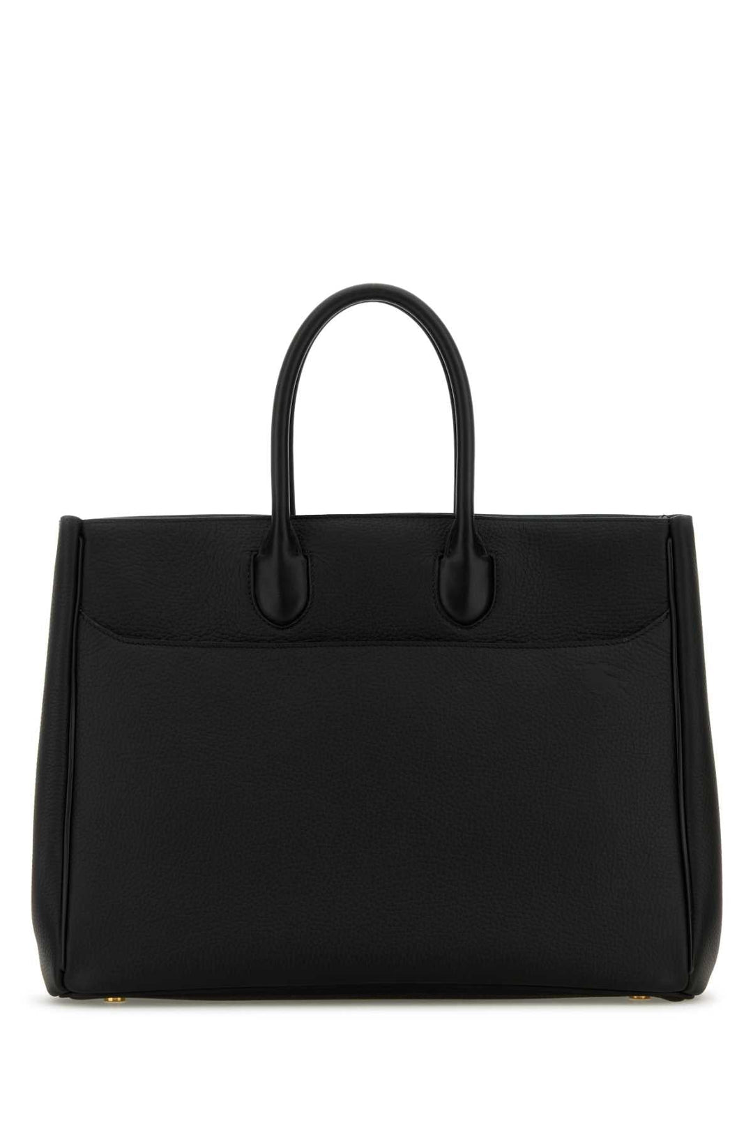 Burberry Women Black Leather Medium Rocking Horse Handbag