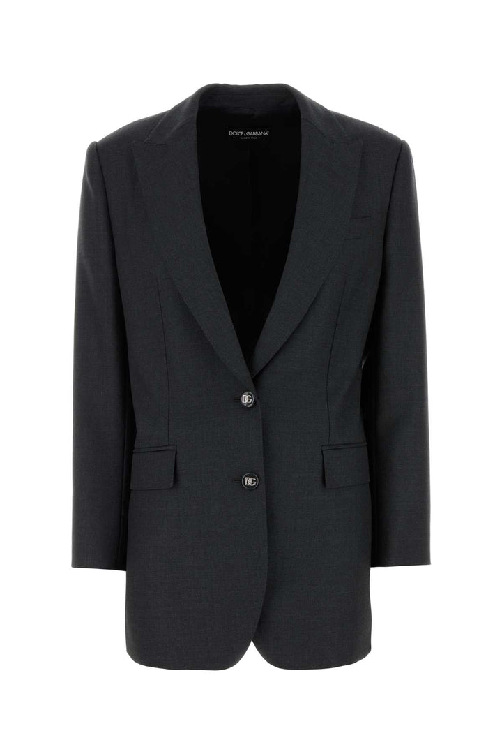 Black blazer on a white background