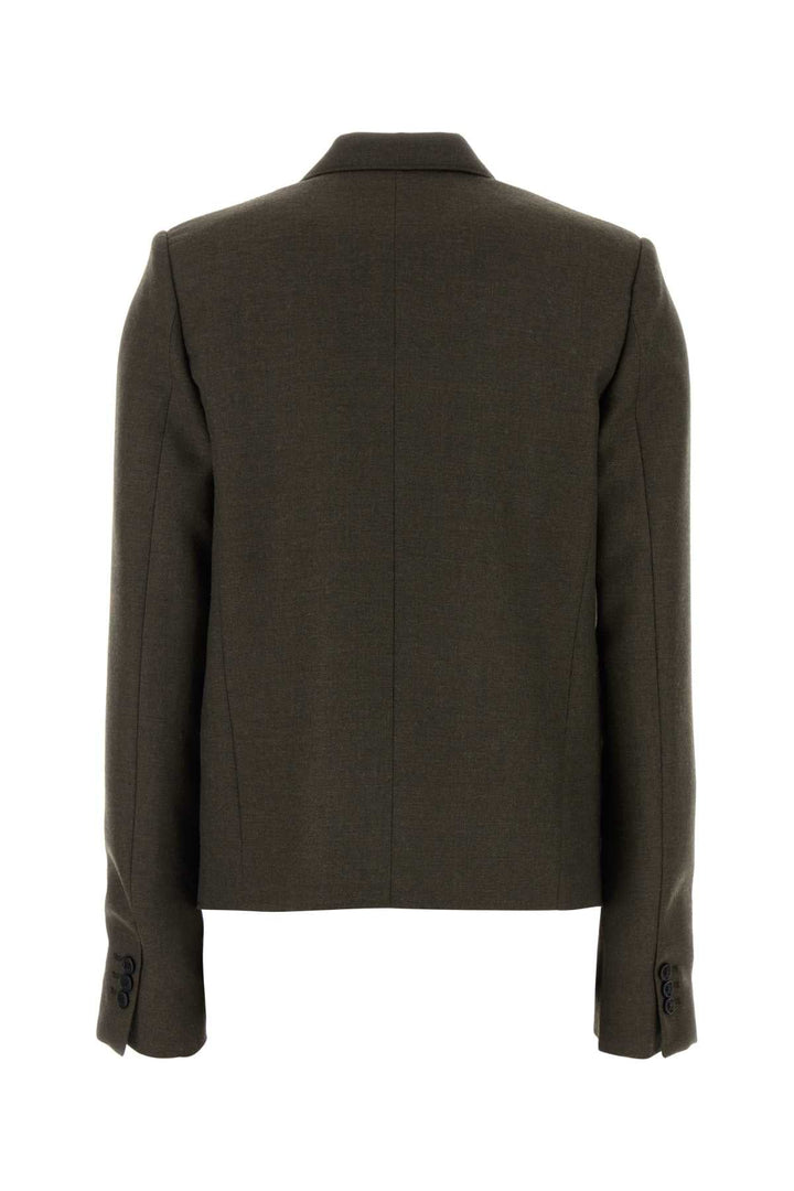 Loewe Women Brown Wool Blazer
