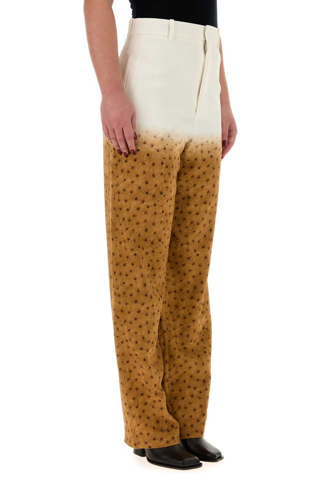 Loewe Women Printed Crepe Pant