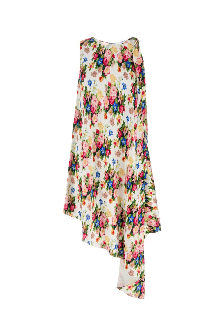 Loewe Women Printed Silk Dress