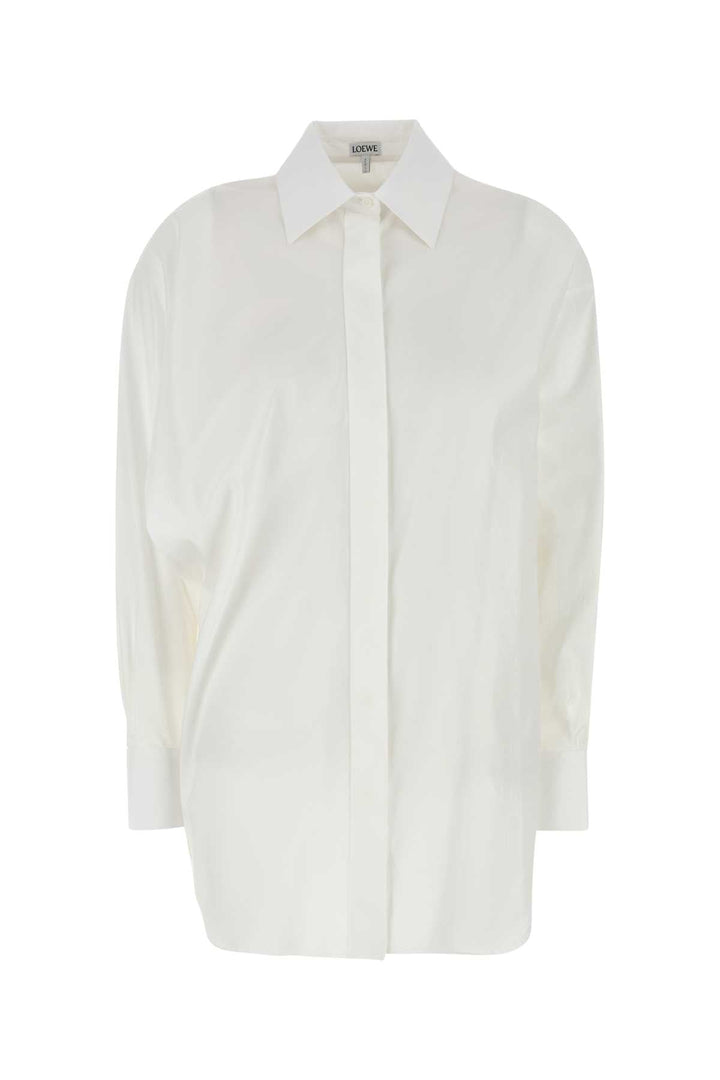 Loewe Women White Poplin Shirt