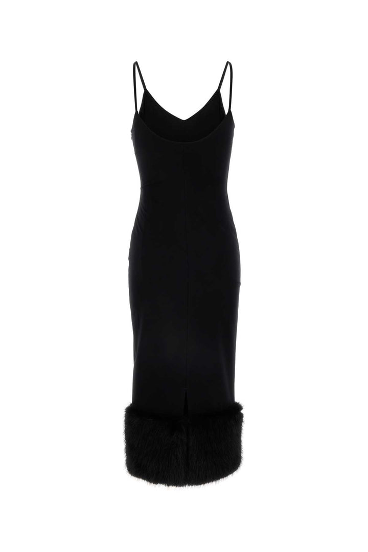 Prada Women Black Jersey Dress