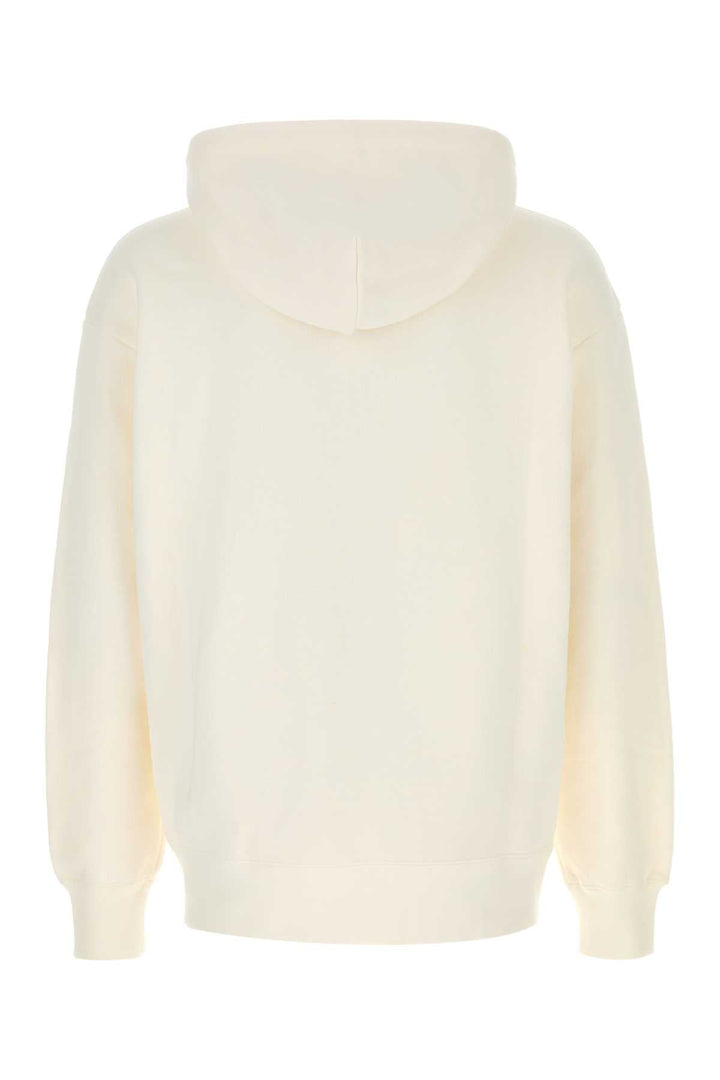 Valentino Garavani Men Ivory Cotton Sweatshirt