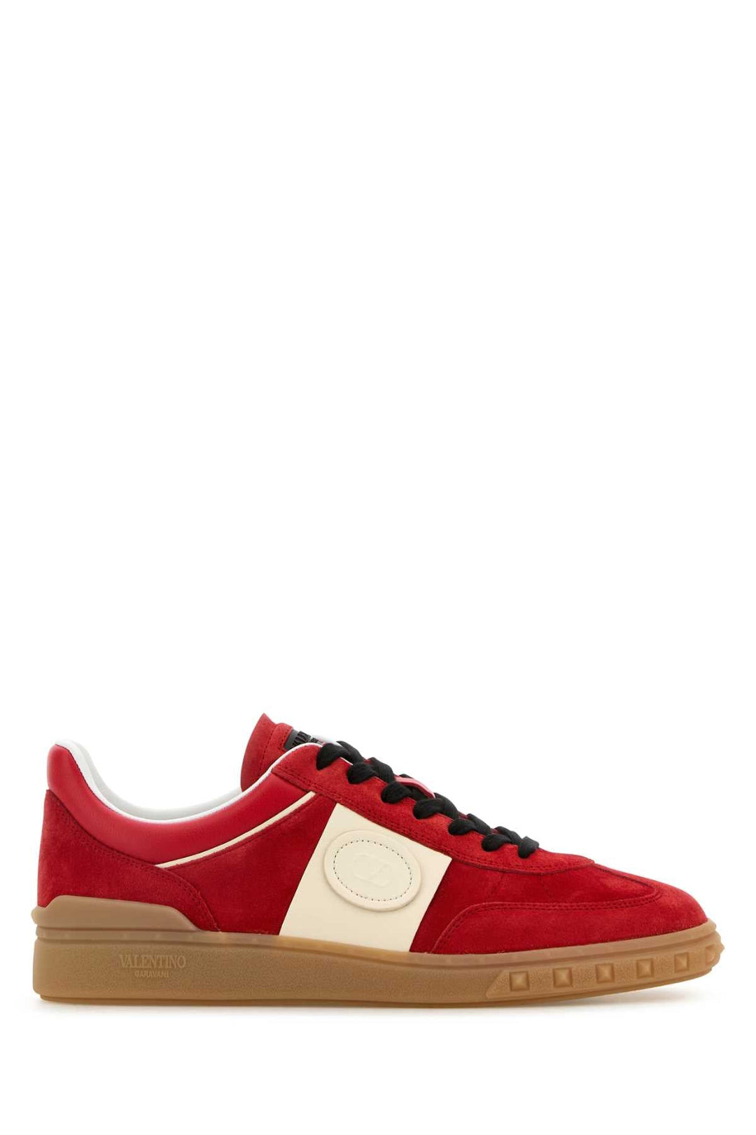 Valentino Garavani Men Coral Suede Upvillage Sneakersâ