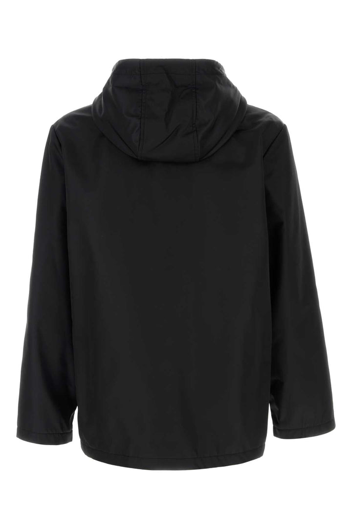 Valentino Garavani black windbreaker back view