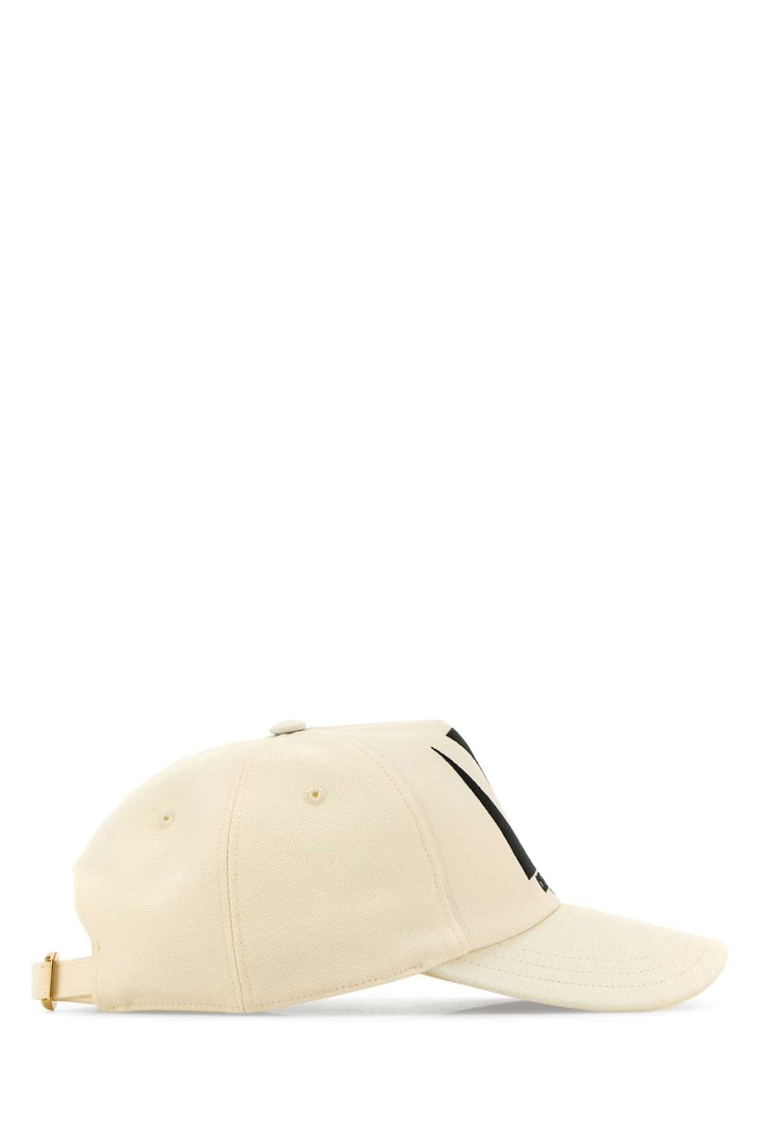 Valentino Garavani Men Ivory Cotton Baseball Cap