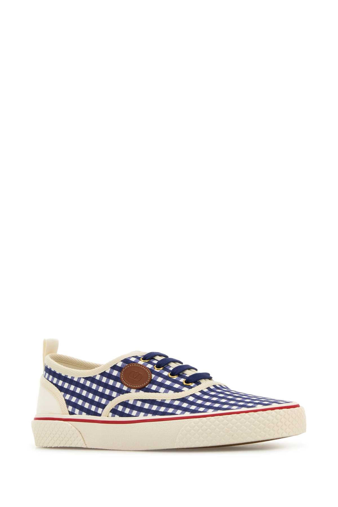 Valentino Garavani Men Printed Canvas Nojoke Sneakers