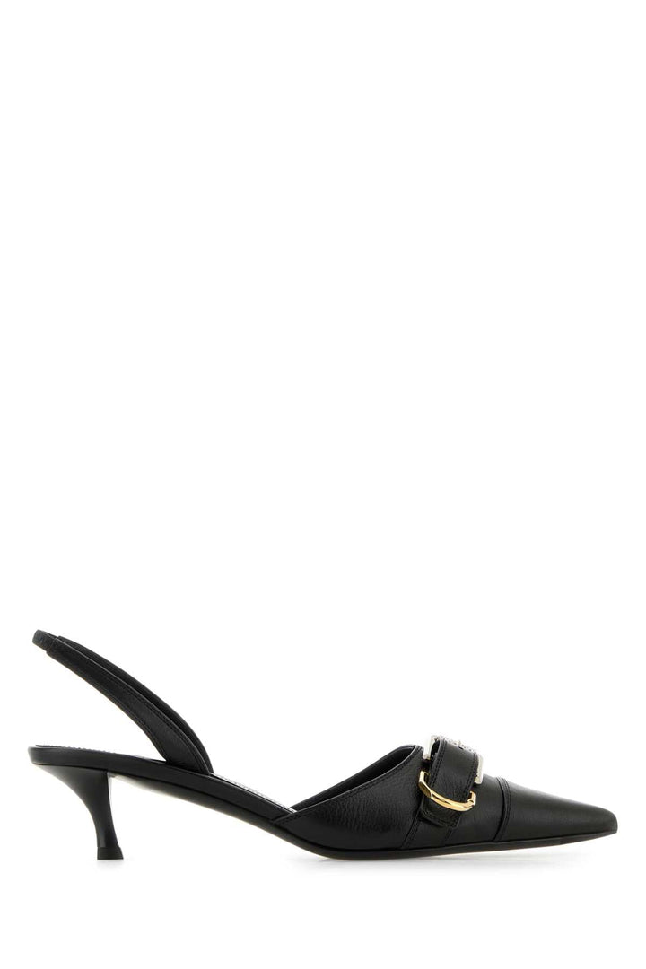Givenchy Women Black Leather Voyou Pumps