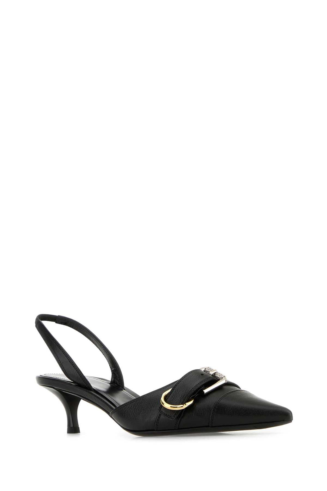 Givenchy Women Black Leather Voyou Pumps