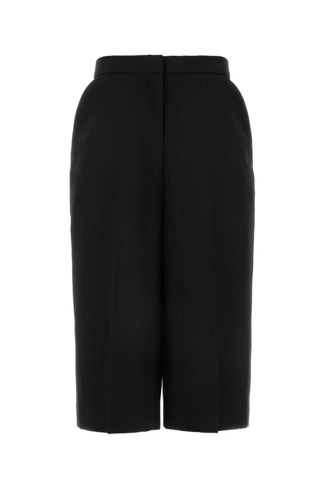 Givenchy Women Black Wool Bermuda Shorts