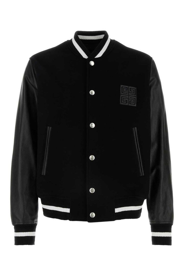 Givenchy Men Black Wool Blend Jacket