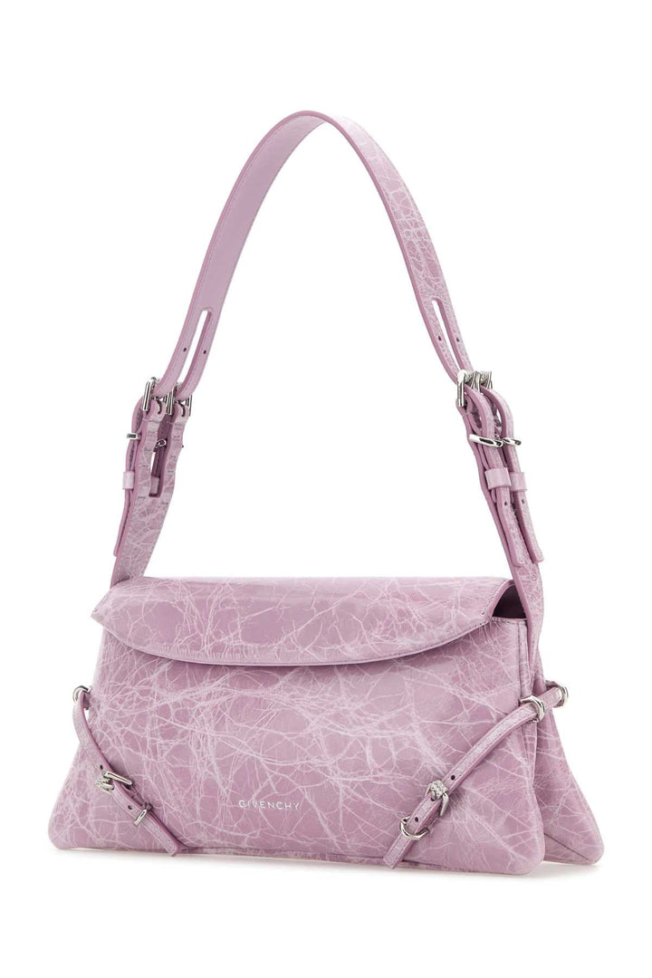Givenchy Women Lilac Leather Pâ€™Tit Voyou Shoulder Bag
