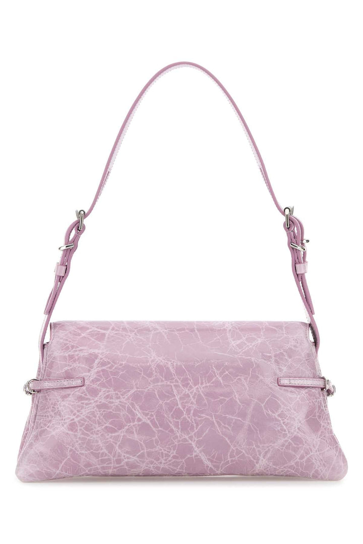 Givenchy Women Lilac Leather Pâ€™Tit Voyou Shoulder Bag