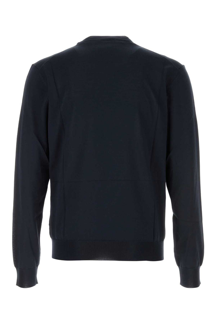 Prada Men Blue Silk Sweater
