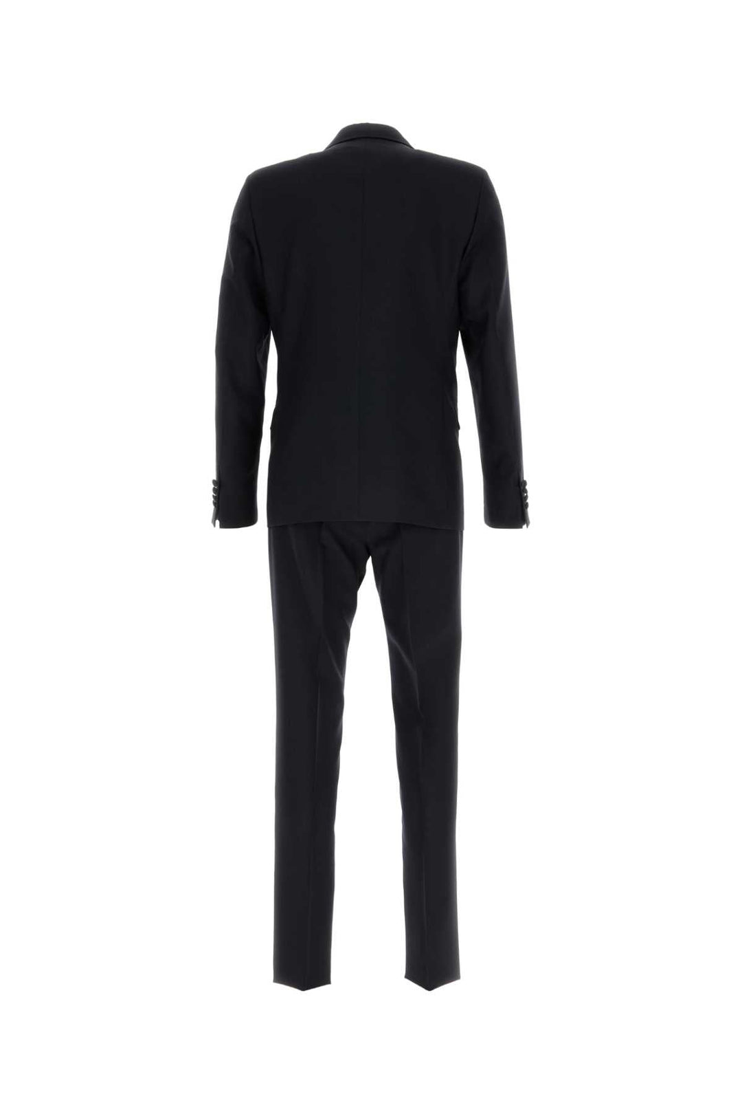PRADA Men Midnight Blue Wool Blend Tuxedo