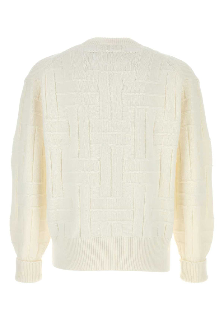 Kenzo Men White Cotton Sweater