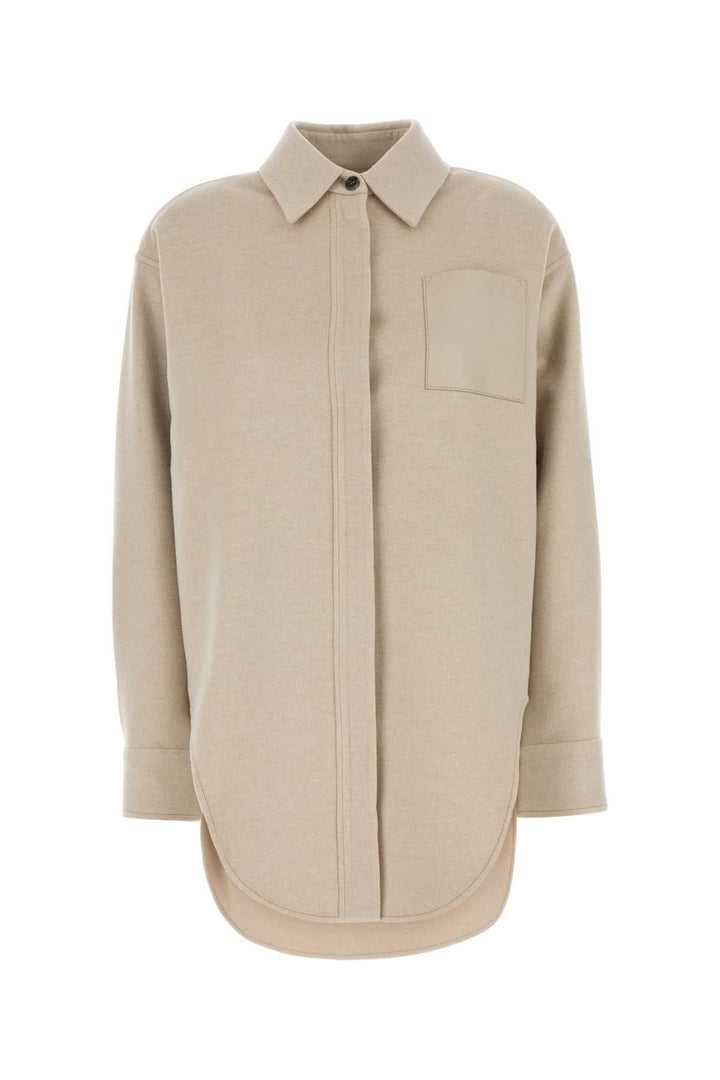 Loewe Women Sand Flannel Shirt