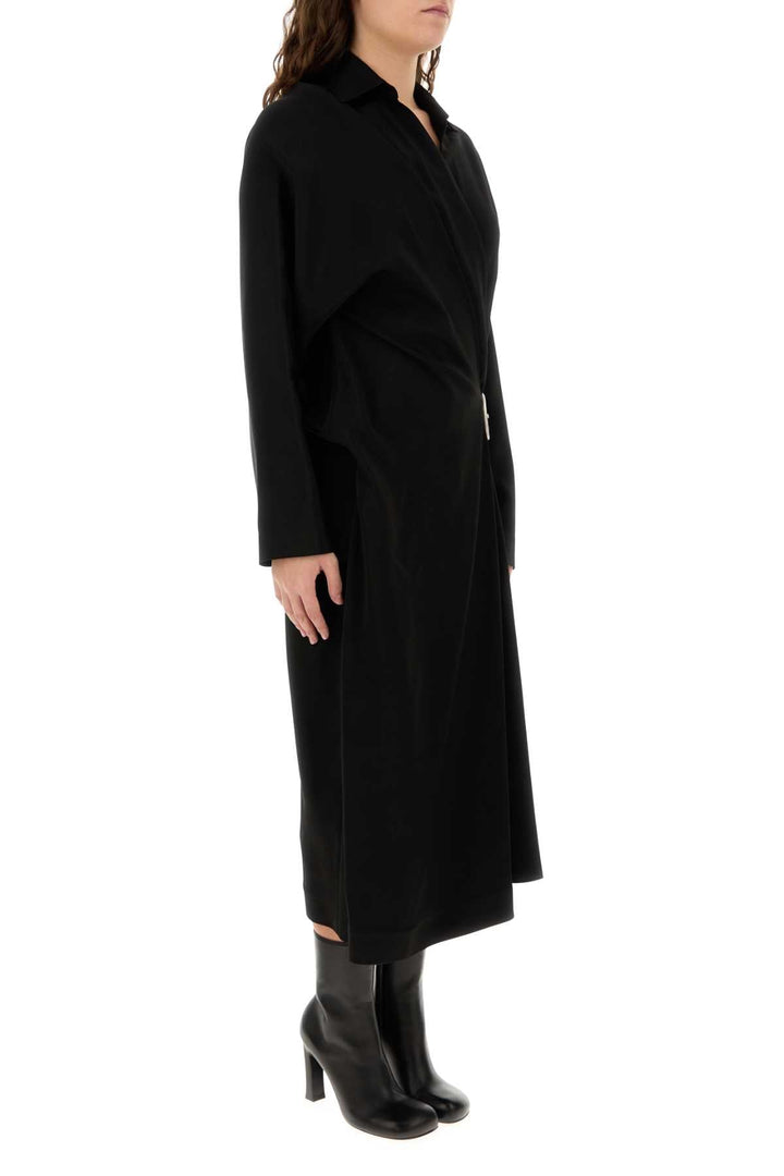 Loewe Women Black Stretch Cady Dress