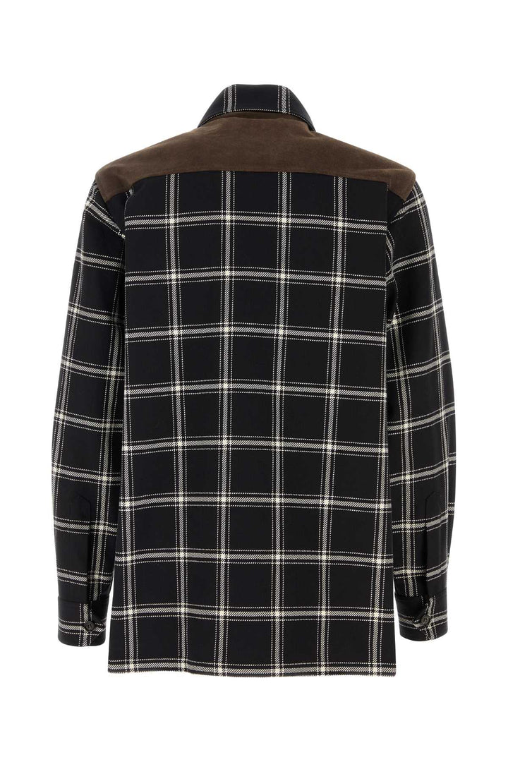 Alexander Mcqueen Men Embroidered Cotton Shirt