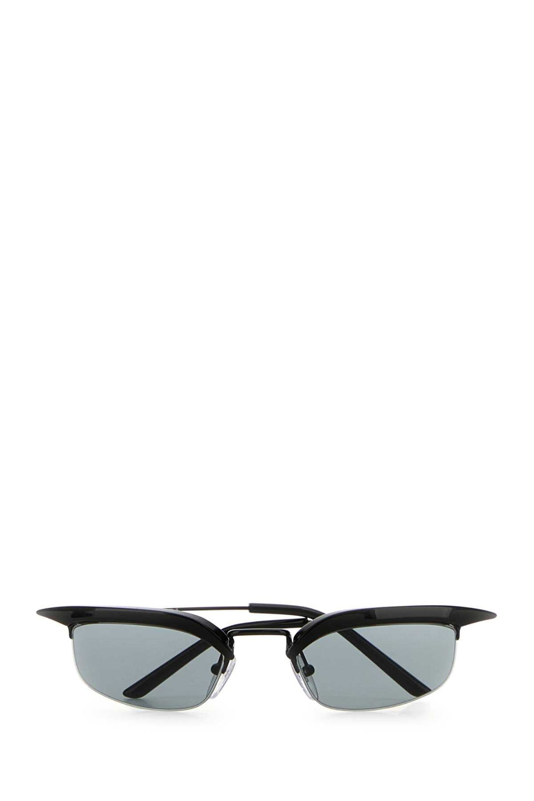 Prada Women Black Acetate And Metal Prada Runway Sunglasses