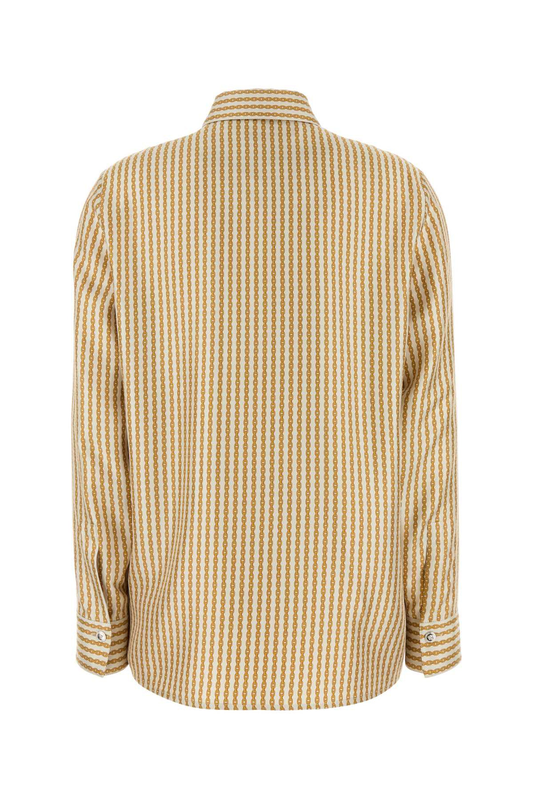 Versace Women Printed Silk Shirt