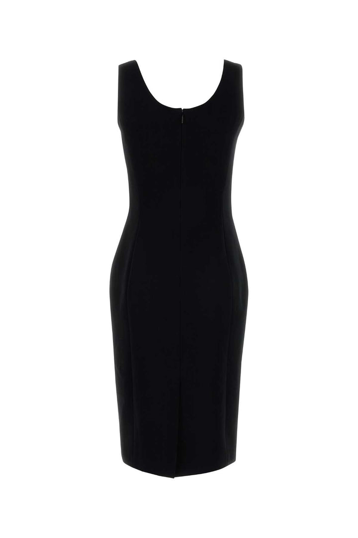 Versace Women Black Stretch Cady Dress