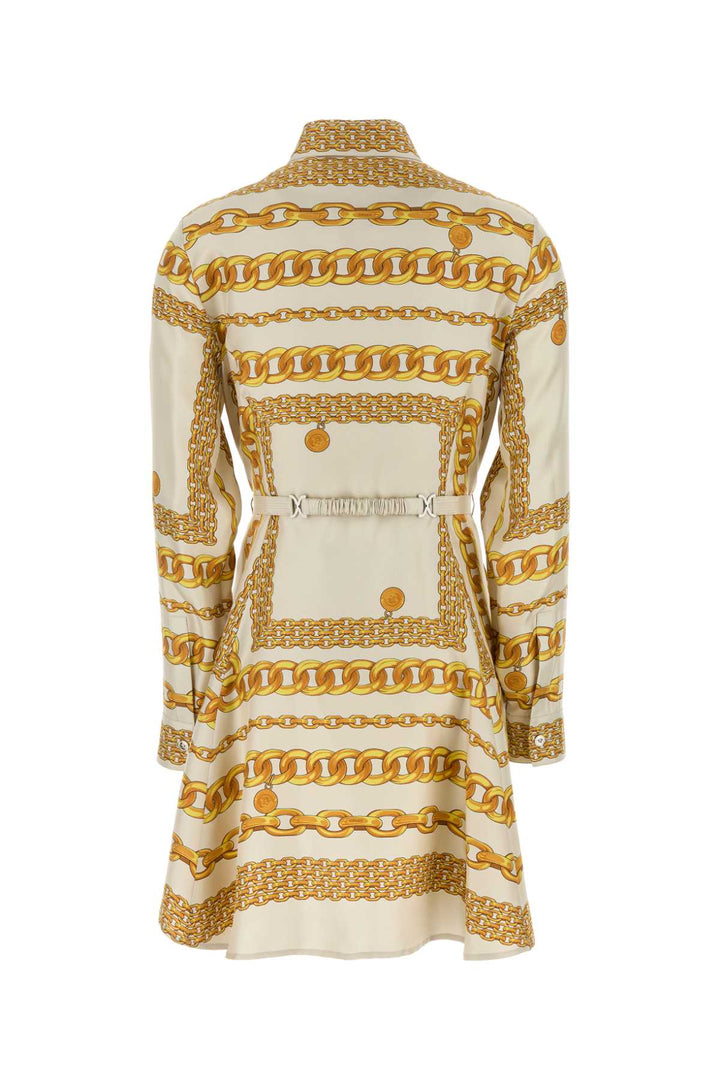 Versace Women Printed Silk Dress