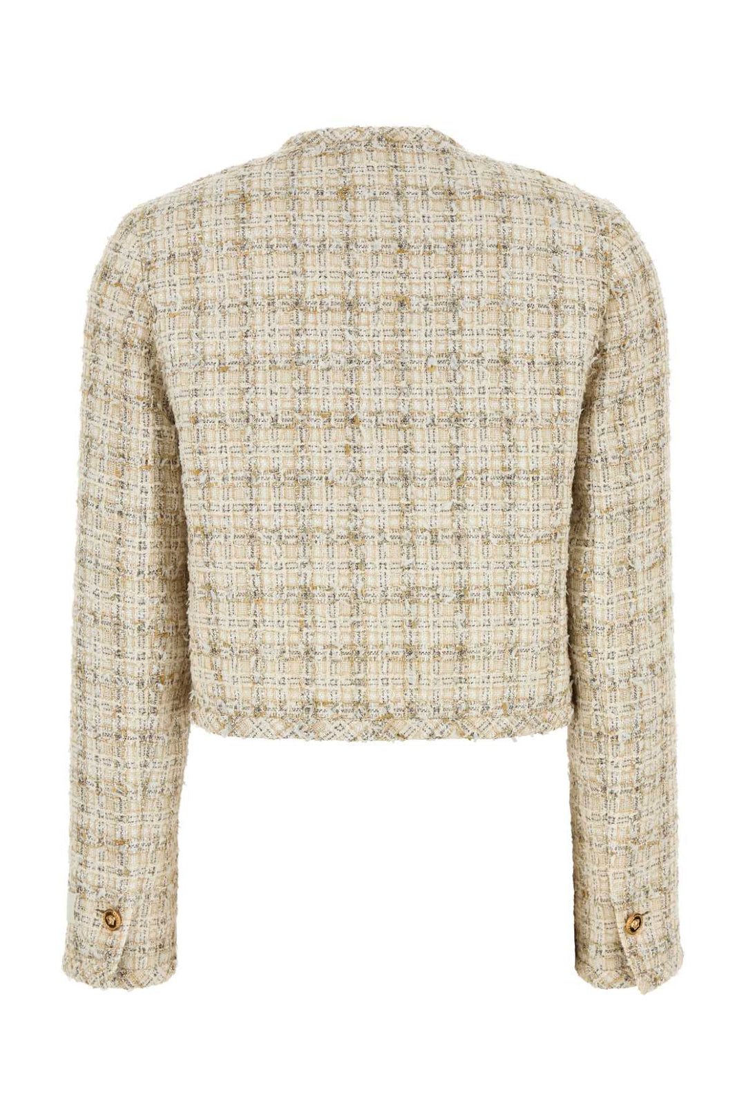 Versace Women Multicolor Tweed Blazer