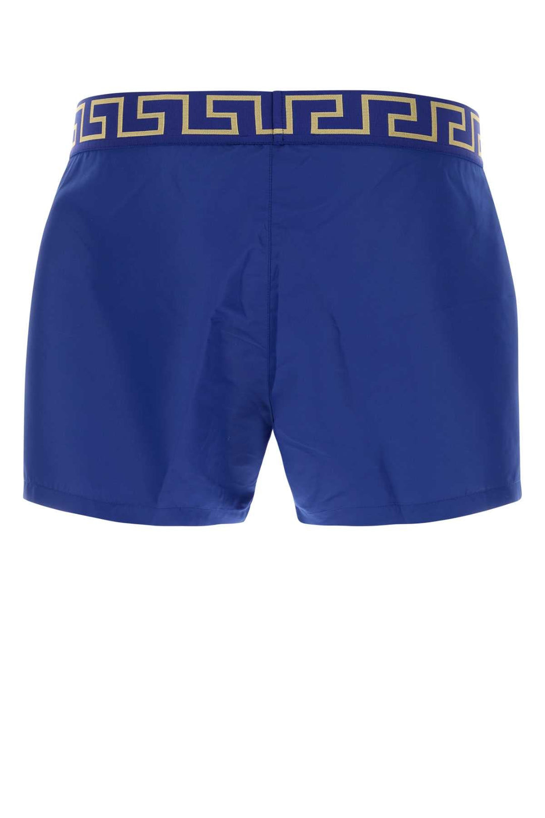 Versace Men Electric Blue Polyester Swimming Shorts