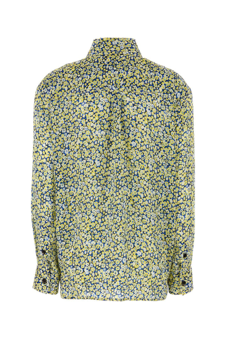 Bottega Veneta Women Printed Silk Shirt