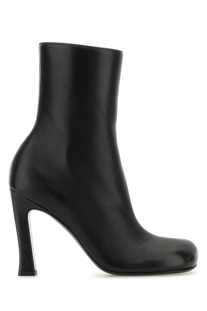Bottega Veneta Women Black Leather Nico Ankle Boots