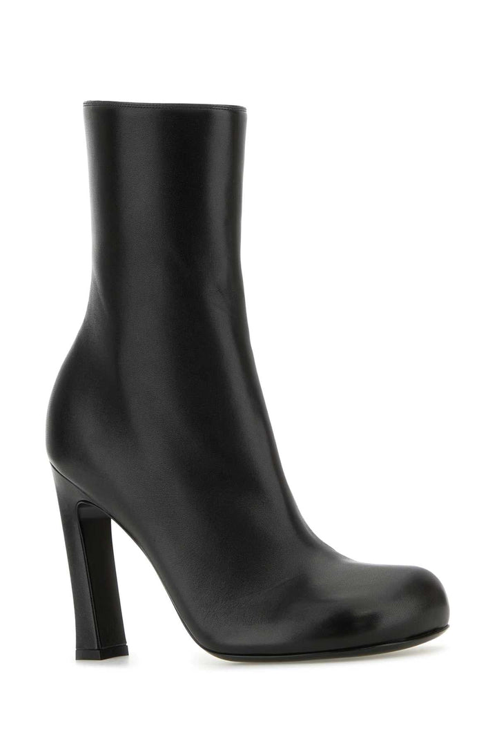 Bottega Veneta Women Black Leather Nico Ankle Boots