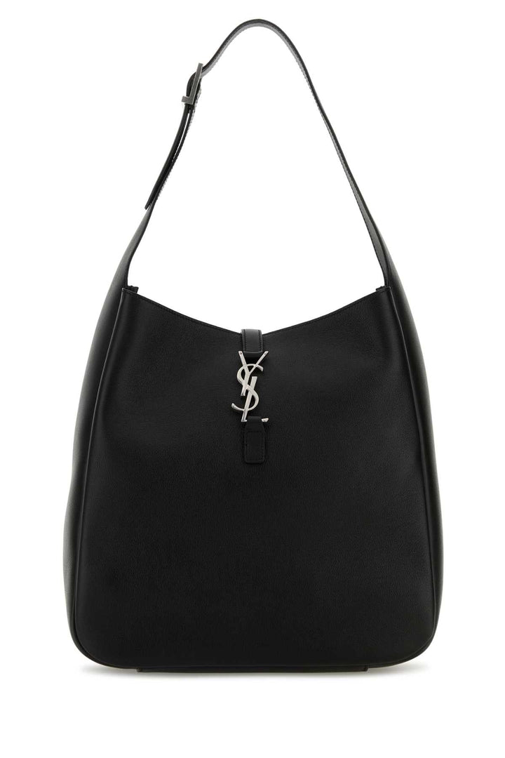 Saint Laurent Women Black Leather Le 5 Ã  7 Shoulder Bag