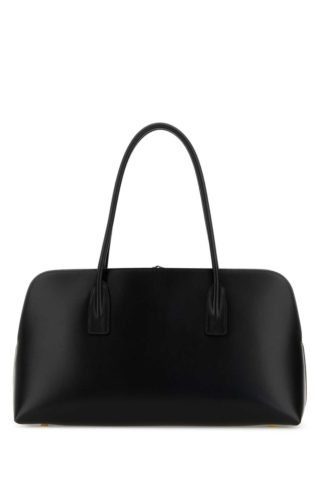 Saint Laurent Women Black Leather Shopping Bag