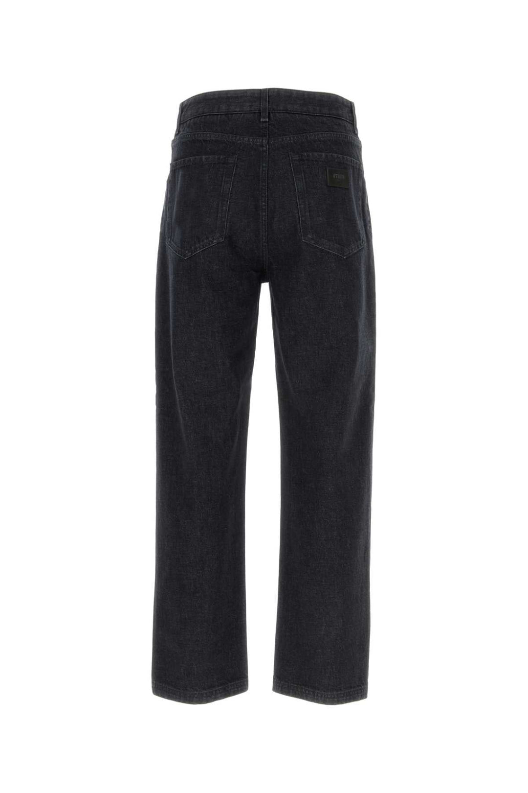Fendi Men Black Denim Jeans