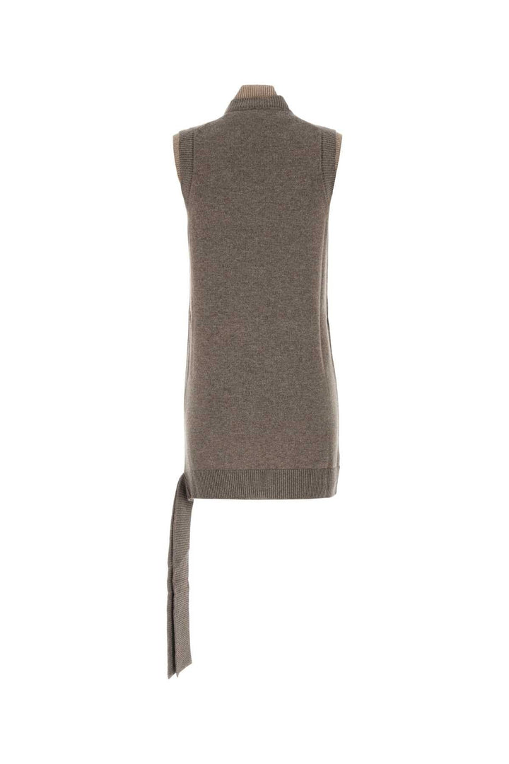 Fendi Women Brown Wool Blend Dress