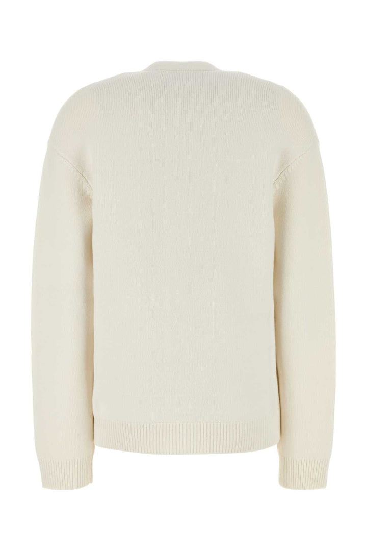 Fendi Women White Cashmere Blend Cardigan