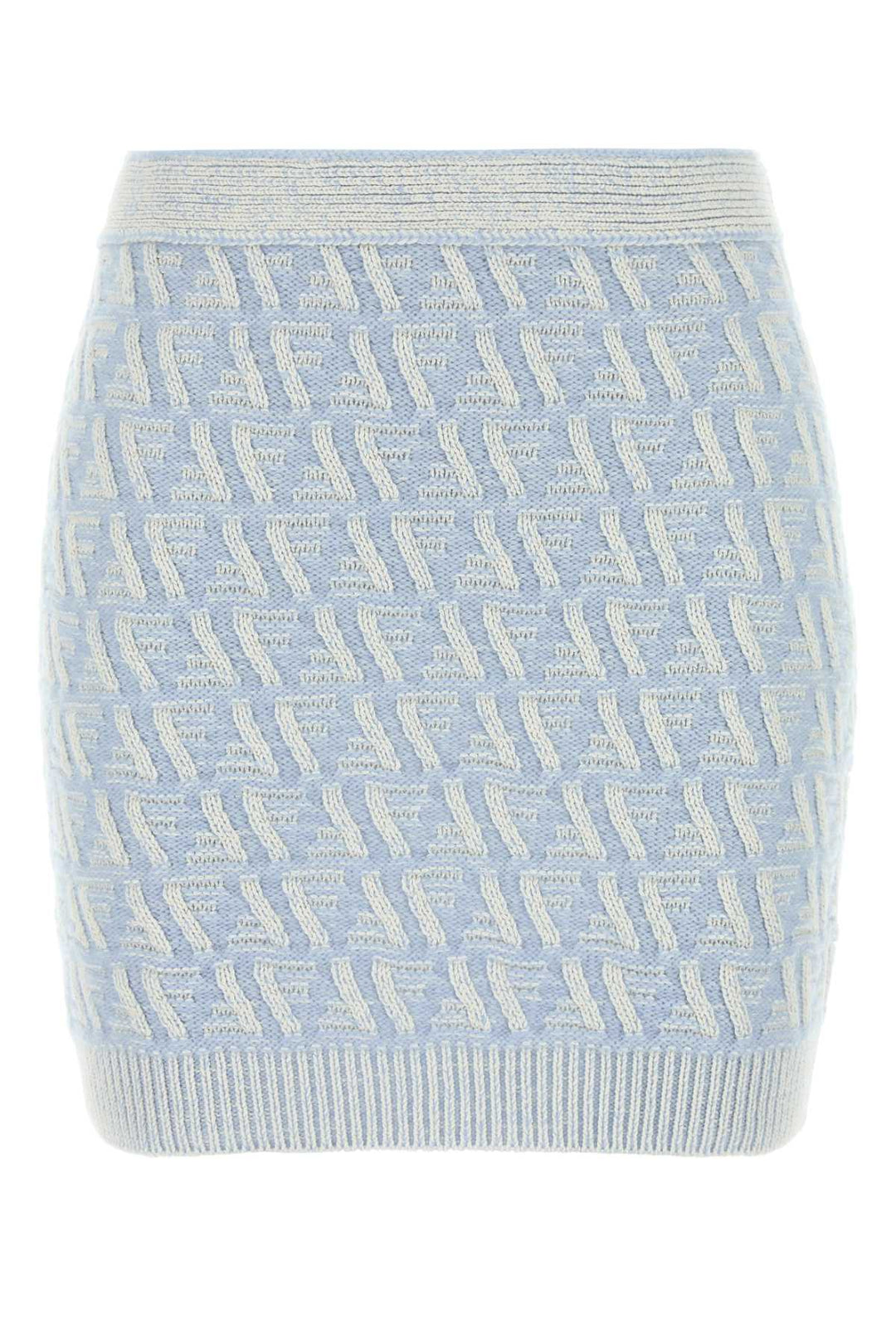 Fendi Women Embroidered Silk Blend Mini Skirt