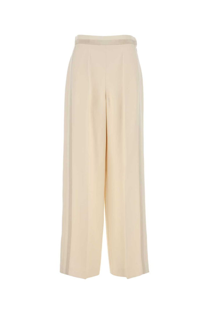 Fendi Women Ivory Wool Blend Pant