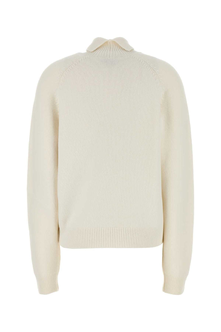 Fendi Women White Cashmere Blend Sweater