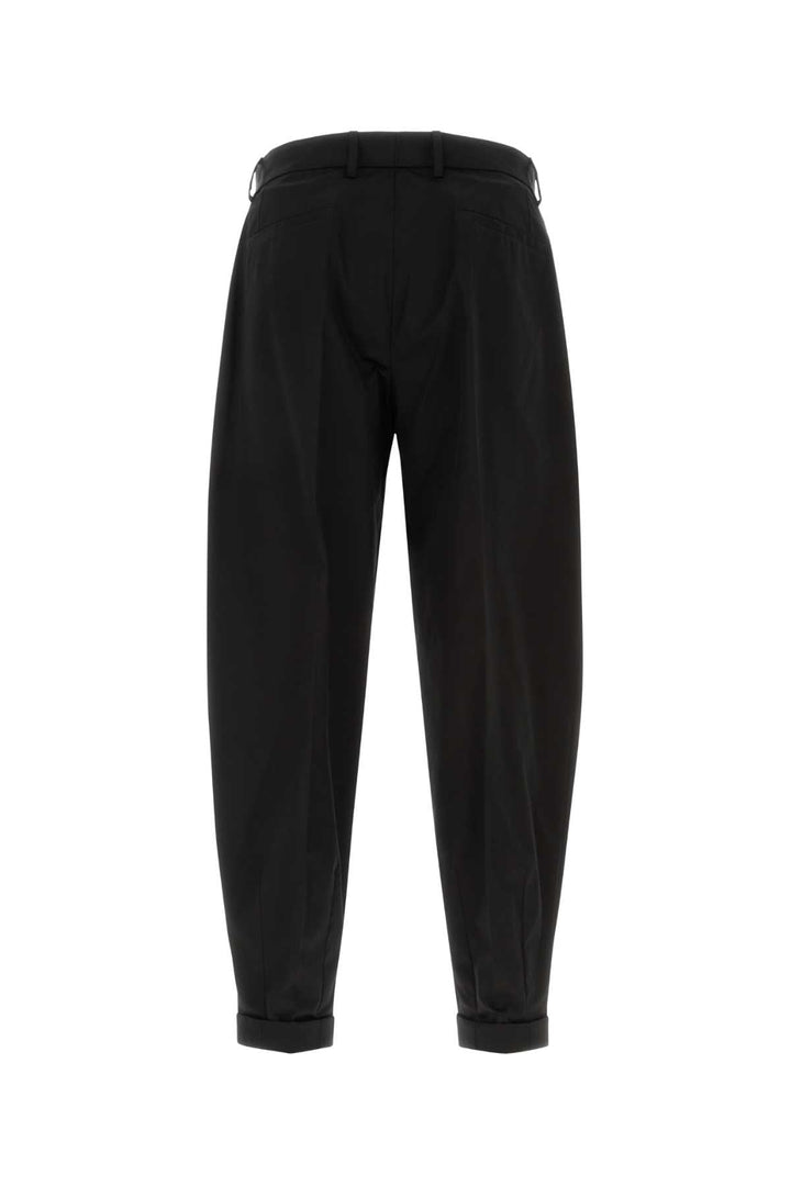 Dolce & Gabbana Men Black Stretch Gabardine Pant