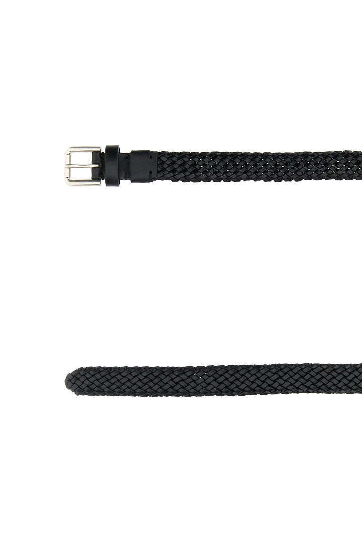 Dolce & Gabbana Men Black Leather Belt