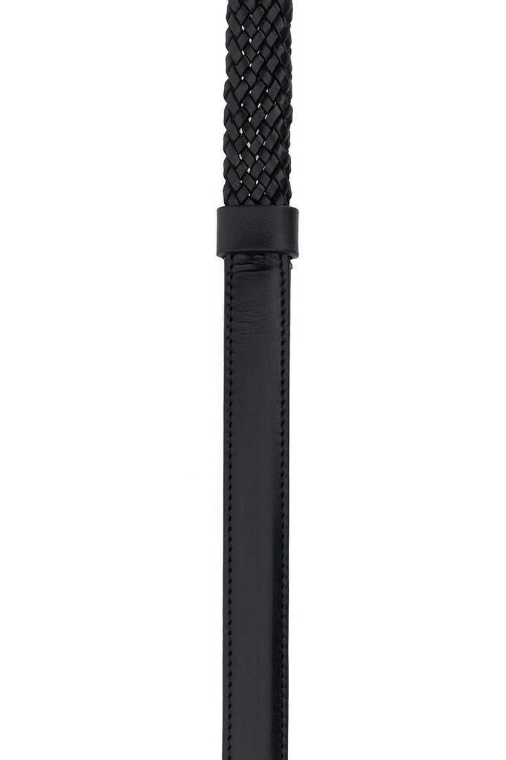 Dolce & Gabbana Men Black Leather Belt