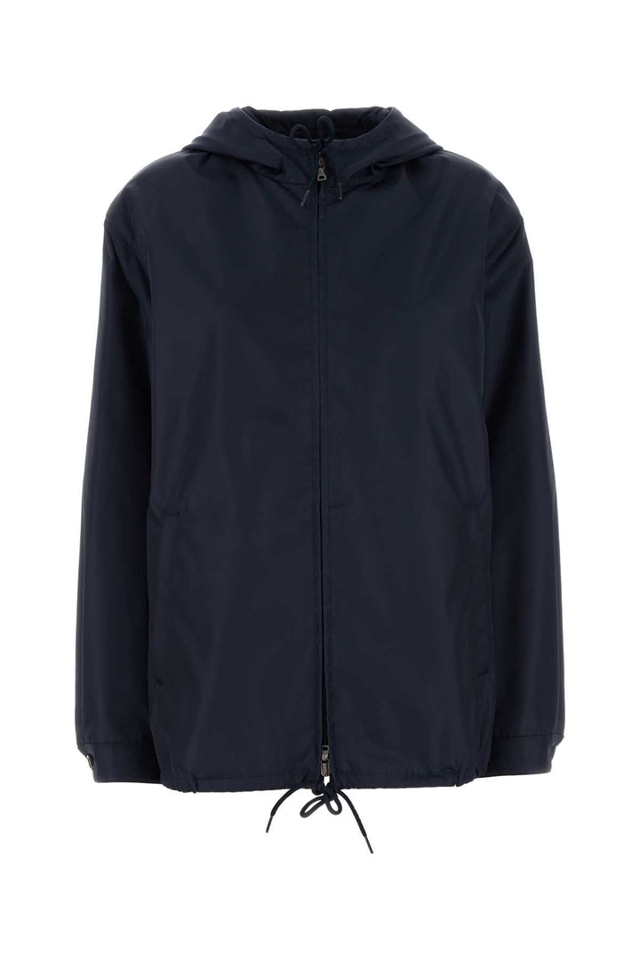Prada Women Dark Blue Re-Nylon Jacket
