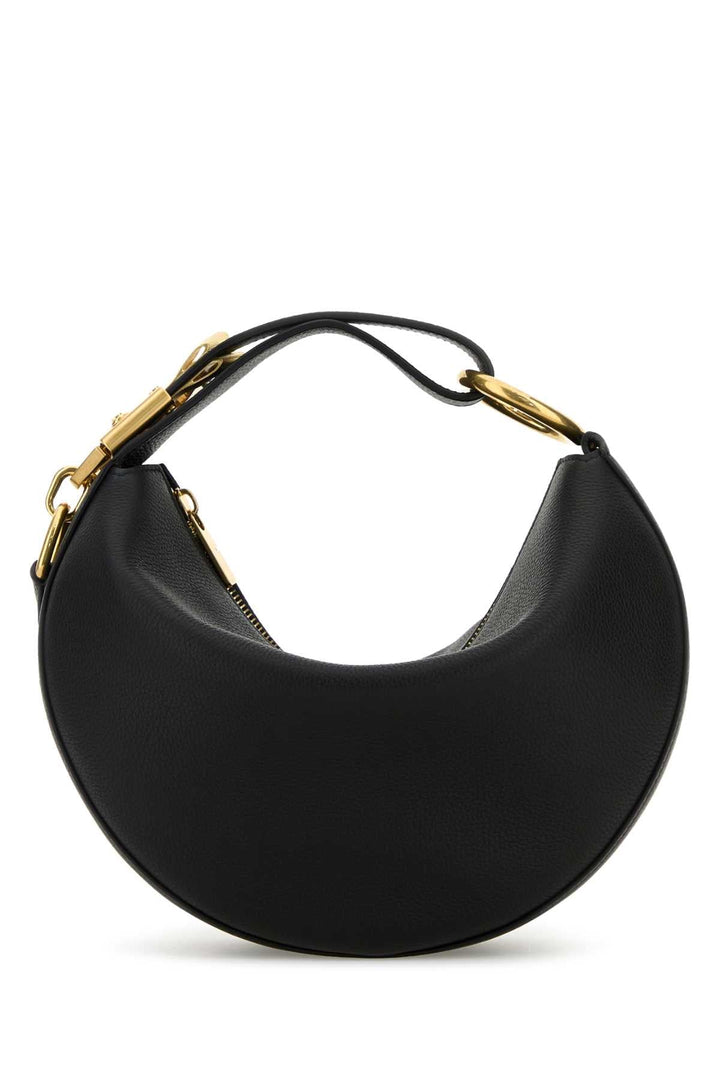 Burberry Women Black Leather Handbag