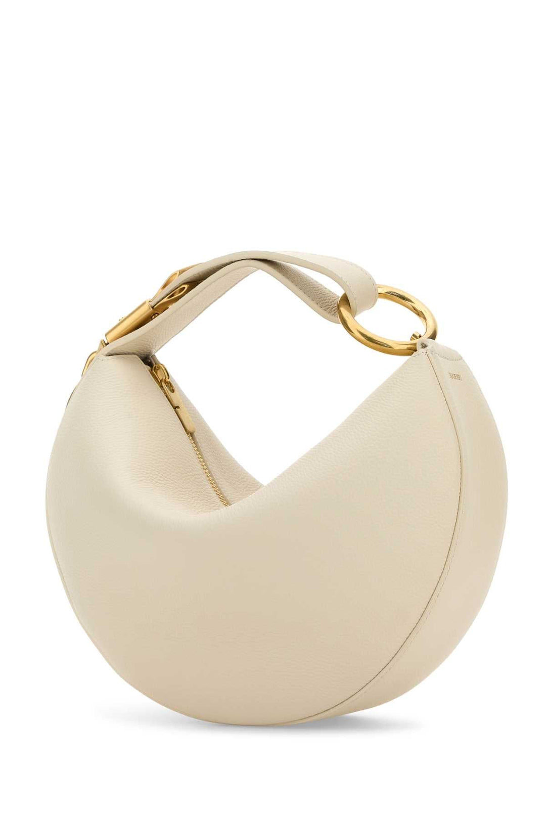 Burberry Women Ivory Leather Knight Arc Handbag