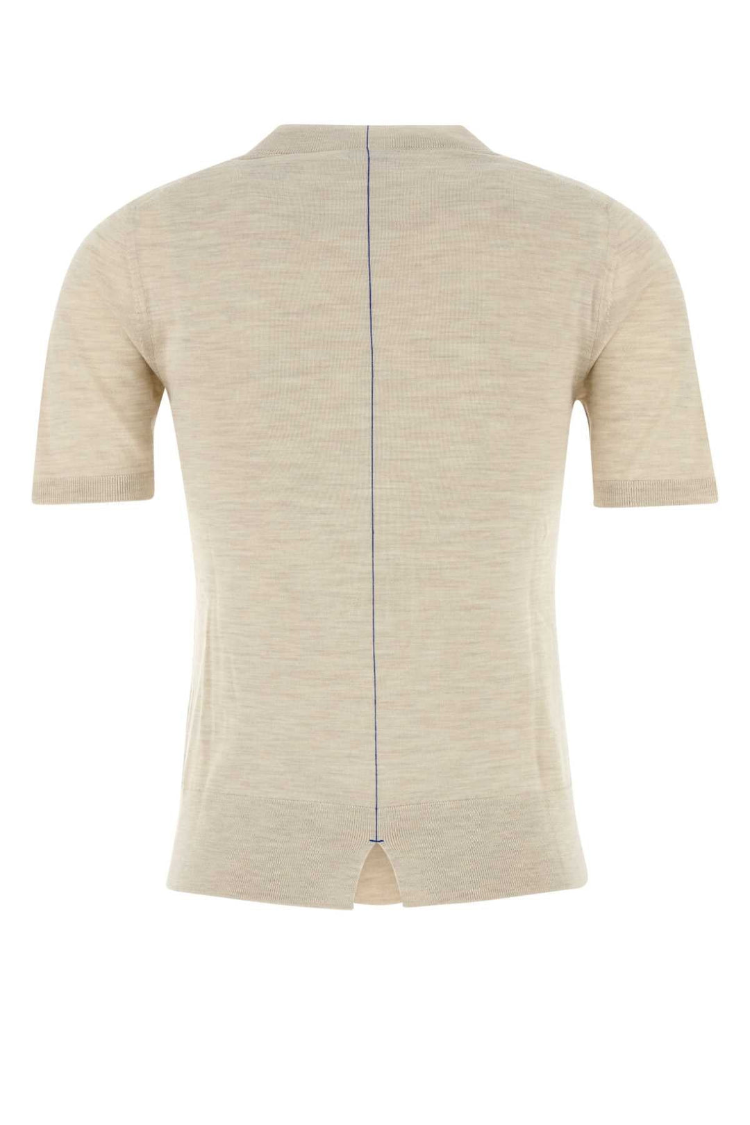 Burberry Women Sand Wool T-Shirt