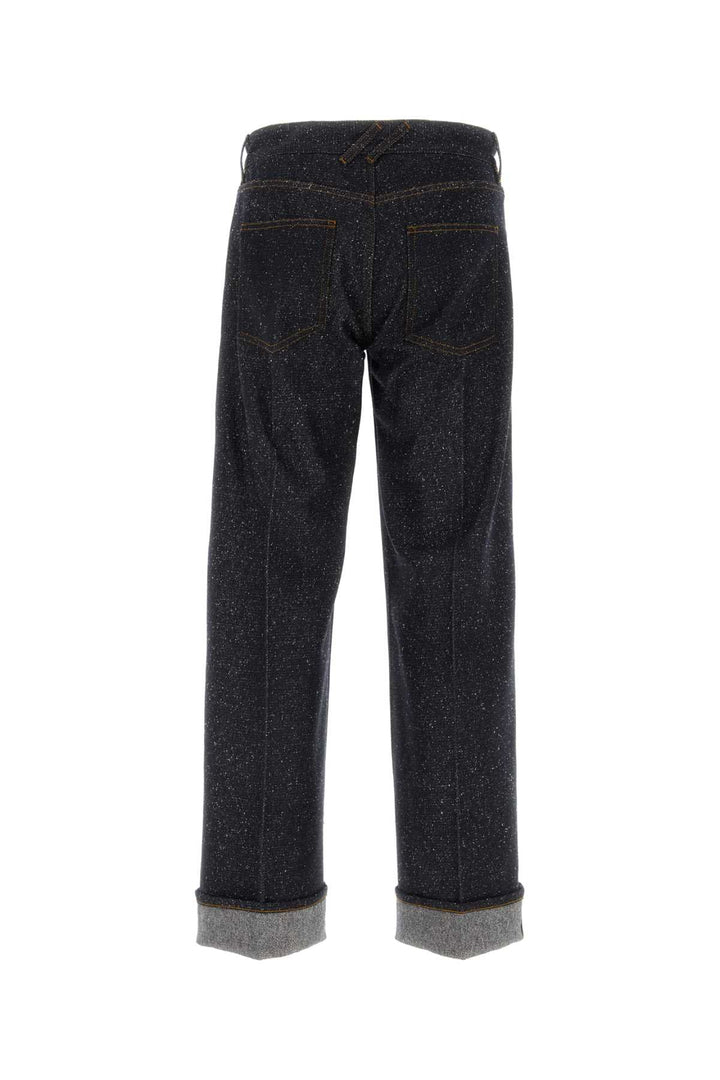 Burberry Men Melange Blue Denim Jeans