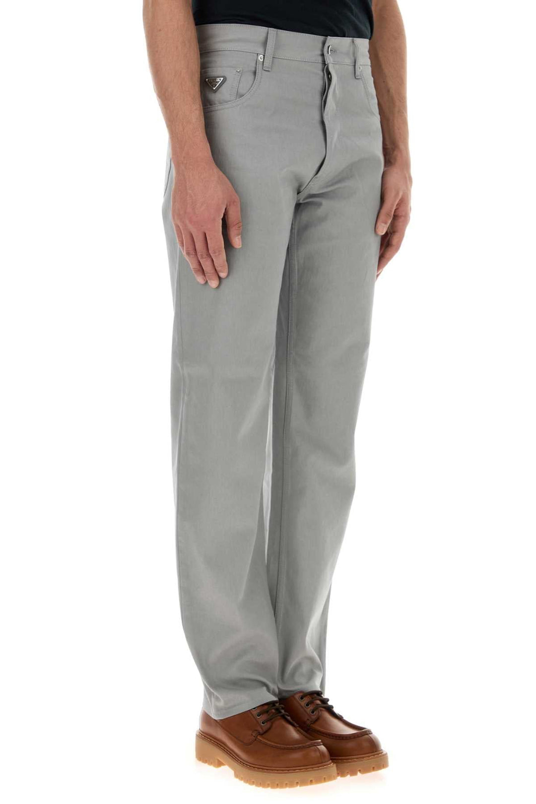 Prada Men Grey Denim Jeans